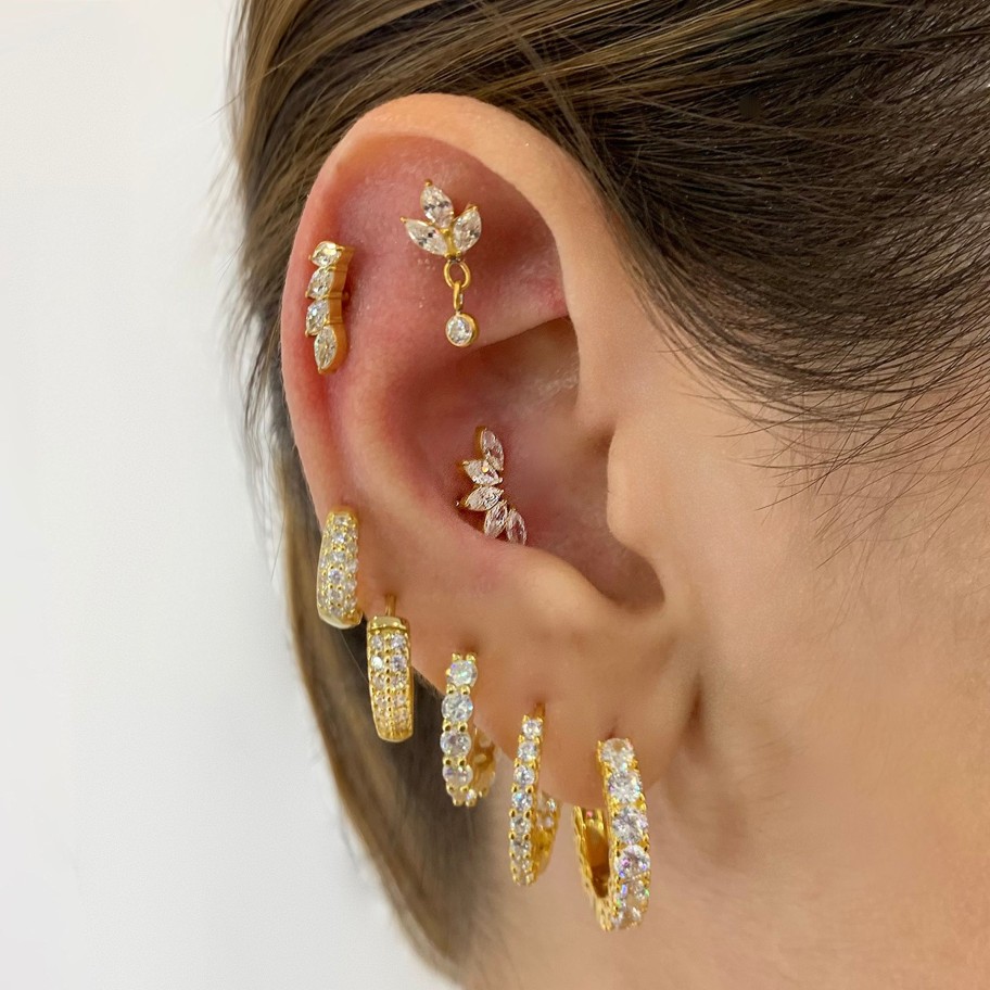 Earrings Sarah Luxury | Cerchietti Big Luxury M