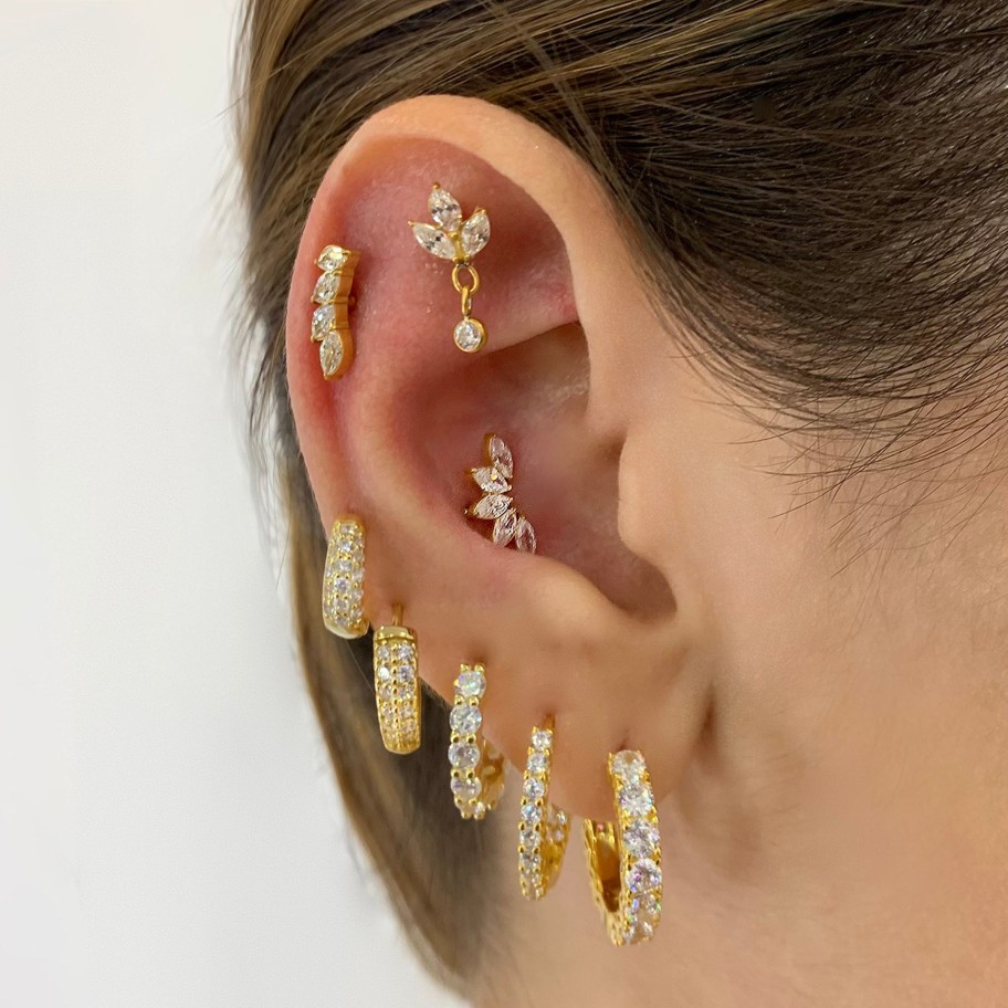 Earrings Luxury | Piercing Flowers