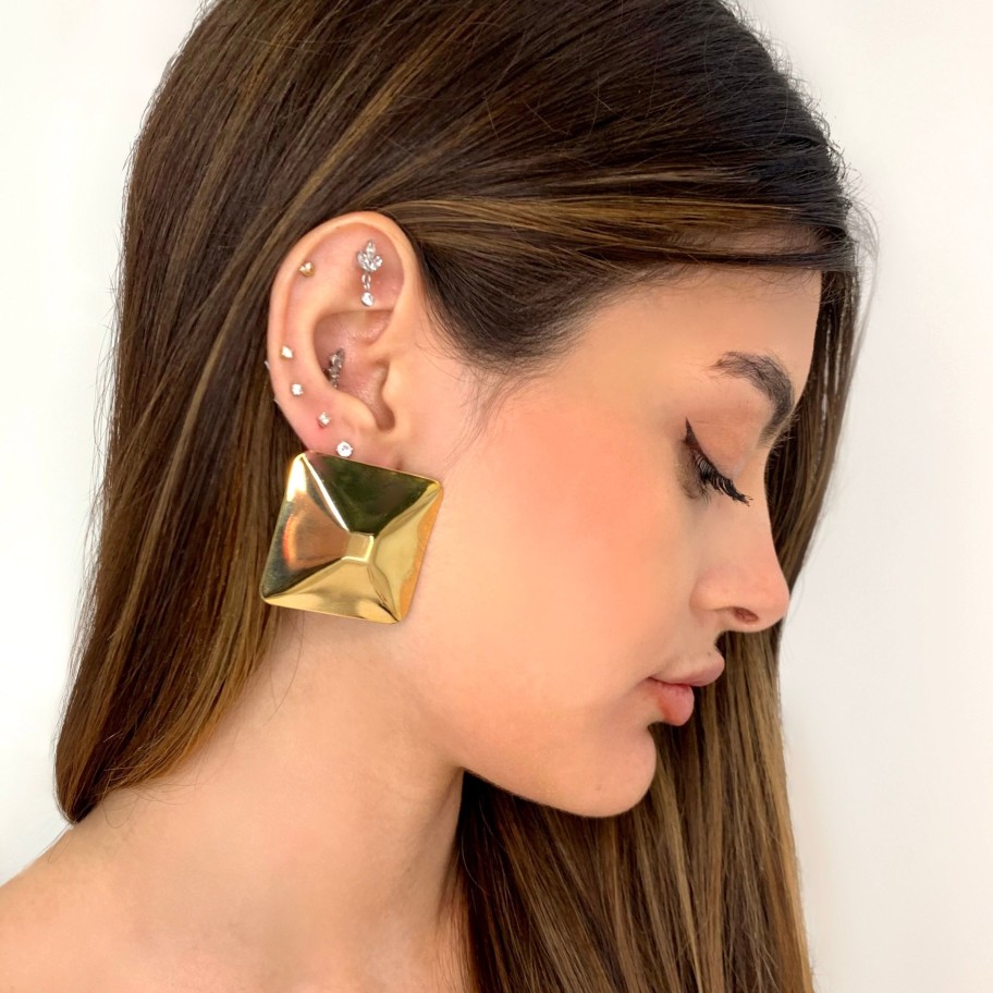 Earrings Sarah Accessori Moda | Orecchini Scud Square