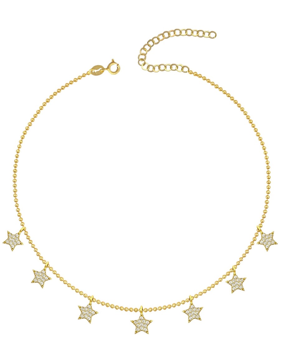 Necklaces Sarah Luxury | Luxury Pendant Star Necklace