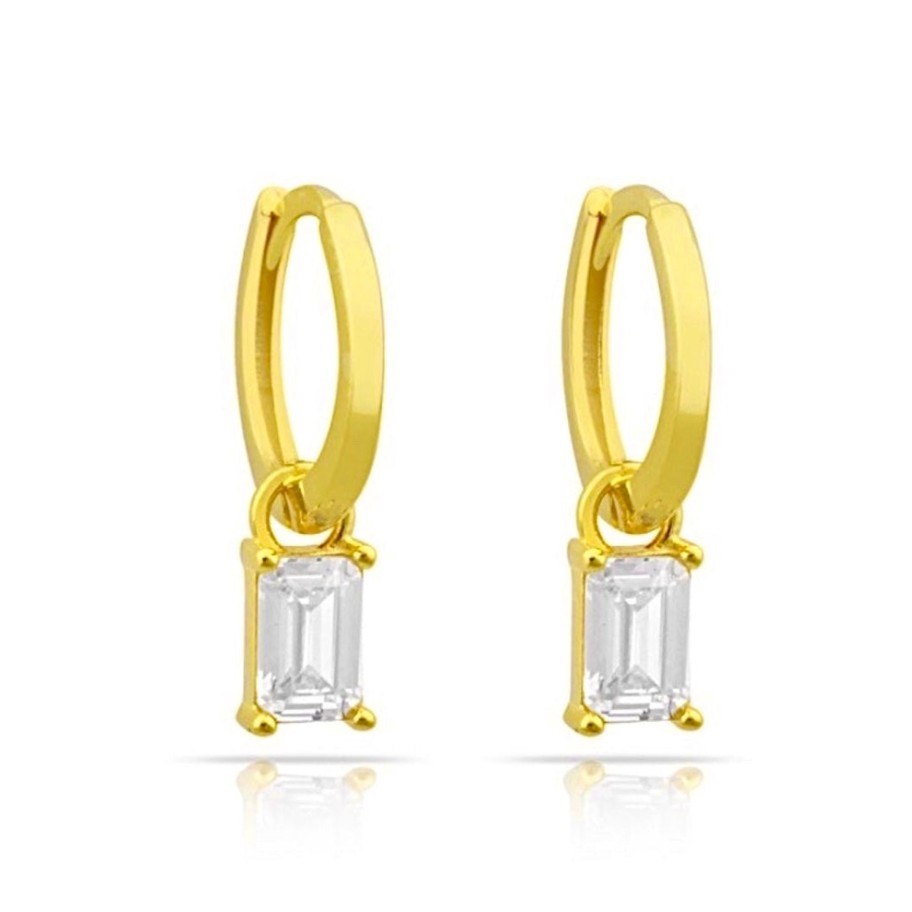 Earrings Sarah Luxury | Cerchietti Big Rectangle