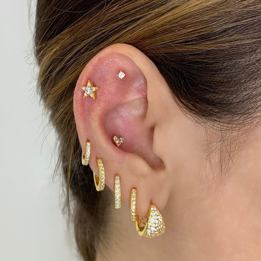 Earrings Sarah Luxury | Piercing Star