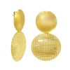 Earrings Marcello Pane | Orecchini Disco Lux Gold