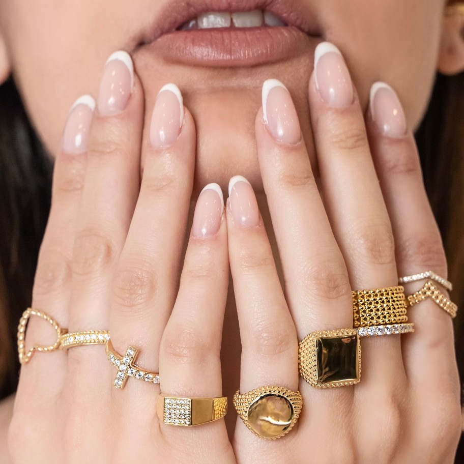 Rings Sarah Luxury | Anello Chevalier Mini Square