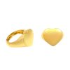 Rings Sarah Luxury | Smooth Heart Chevalier Ring