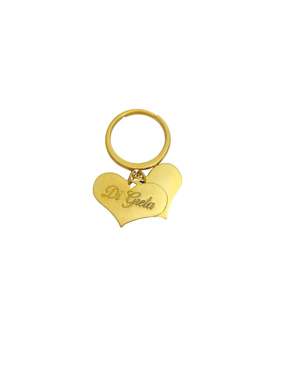 Rings Articoli personalizzabili | Ring With Customizable Heart Charms