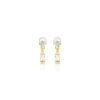 Earrings Sarah Luxury | Orecchini Pearl Square