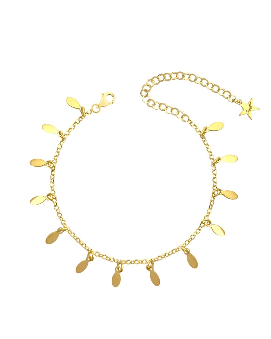 Other Sarah Luxury | Anklet With Hanging Grains