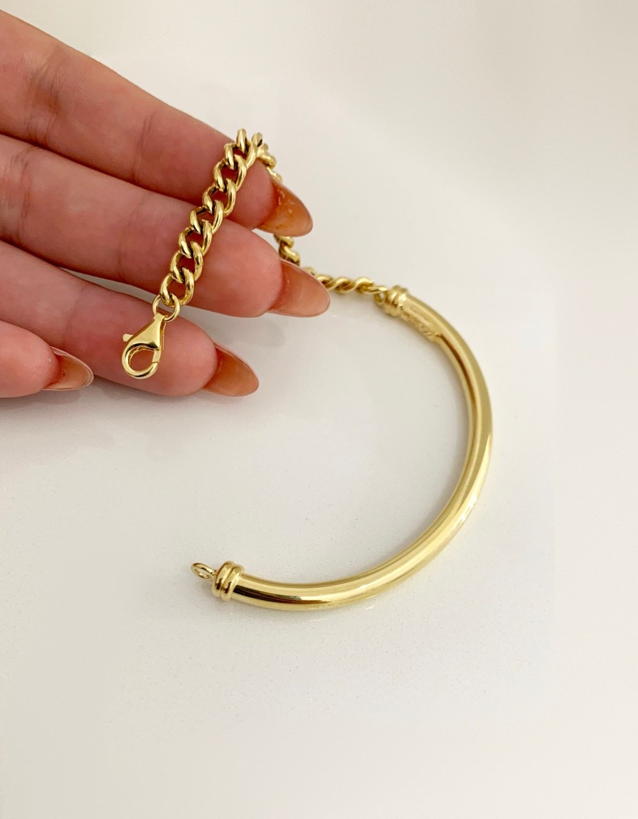 Bracelets Marcello Pane | Bracciale Minimal Chain Gold