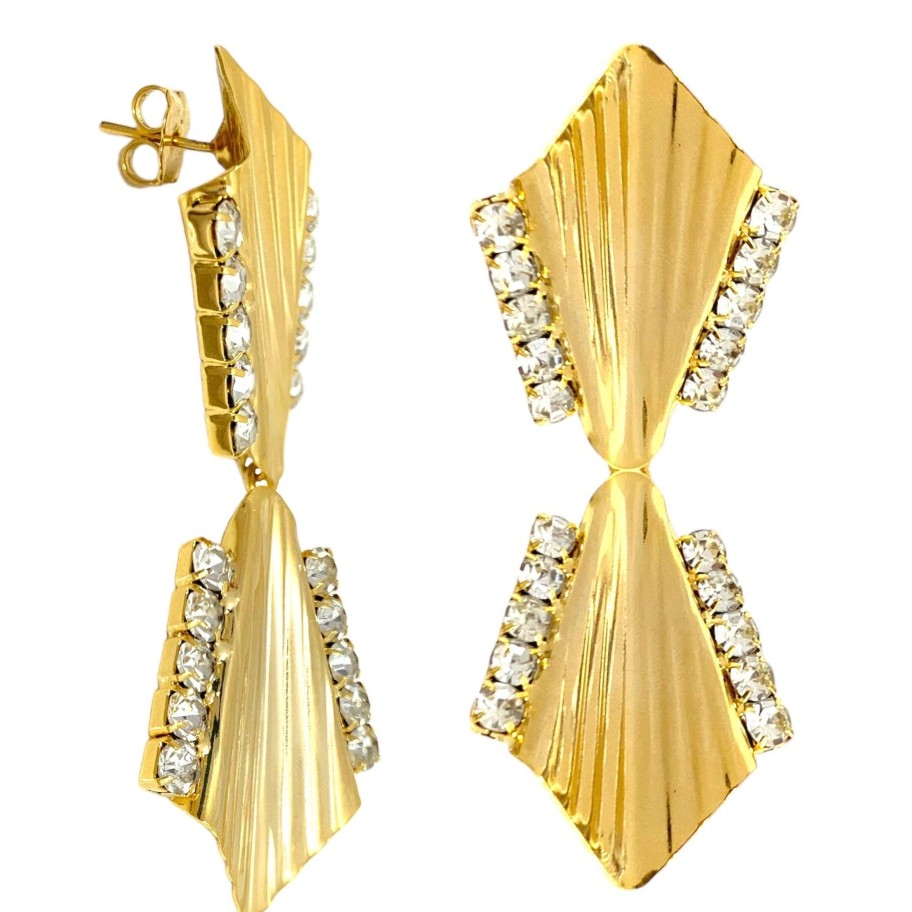 Earrings Sarah Accessori Moda | Orecchini Strong Swarovski