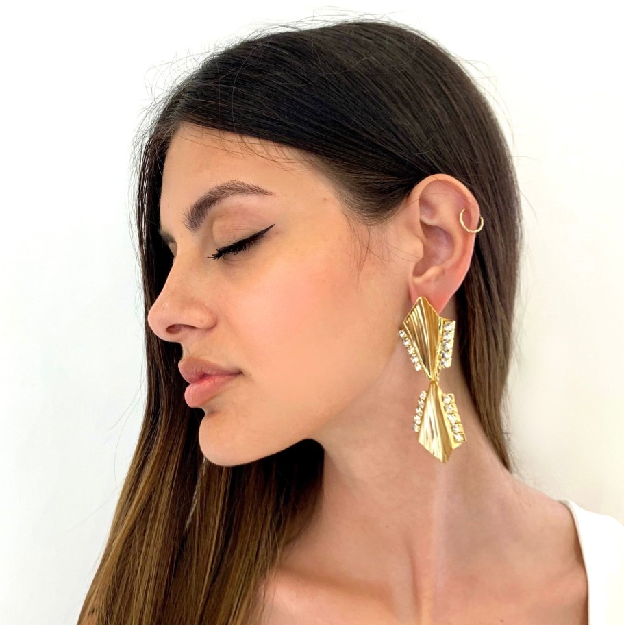 Earrings Sarah Accessori Moda | Orecchini Strong Swarovski