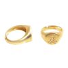 Rings Articoli personalizzabili | Anello Chevalier Letter Luxury Tondo