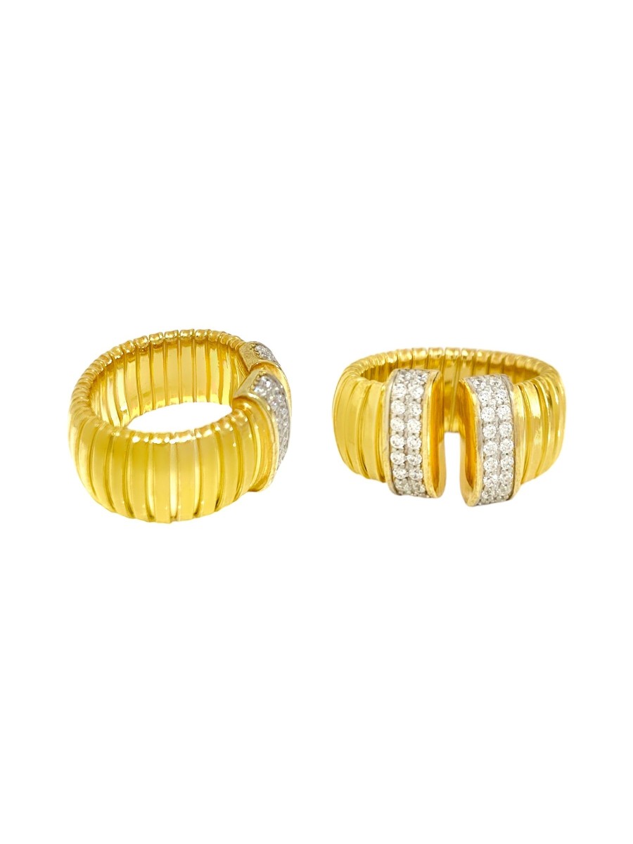 Rings Marcello Pane | Anello New Tube Luxury Gold