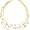 Necklaces Marcello Pane | Collana Twist Pearl Gold