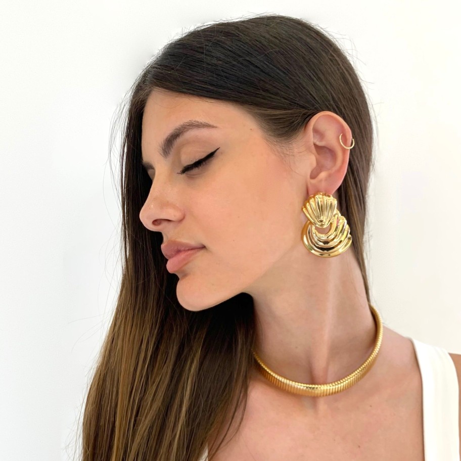 Earrings Sarah Accessori Moda | Orecchini Vintage Shell