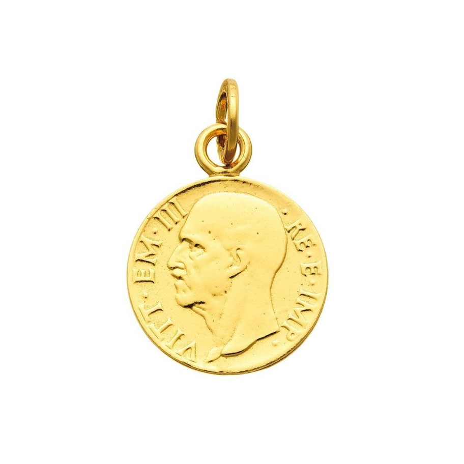 Other Giovanni Raspini | Vittorio Emanuele Gold Coin Charm