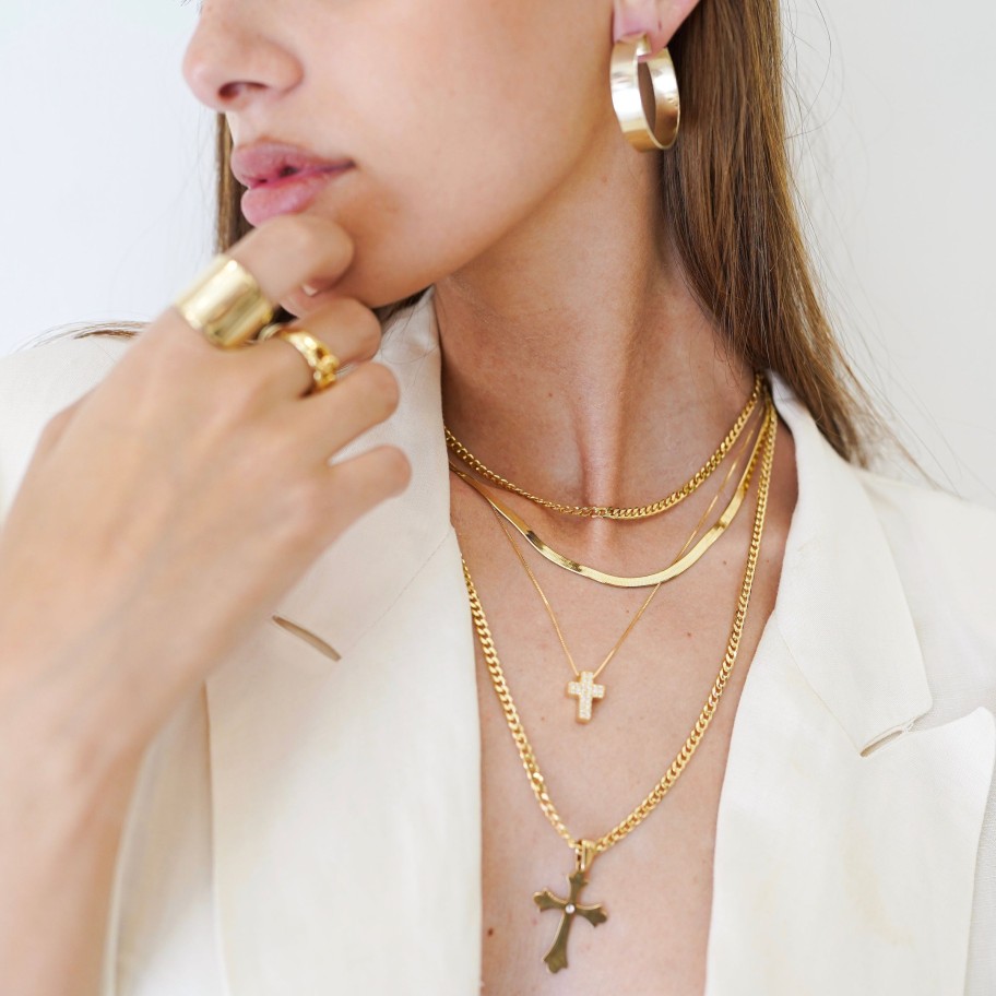 Necklaces Sarah Luxury | Collana Crossly