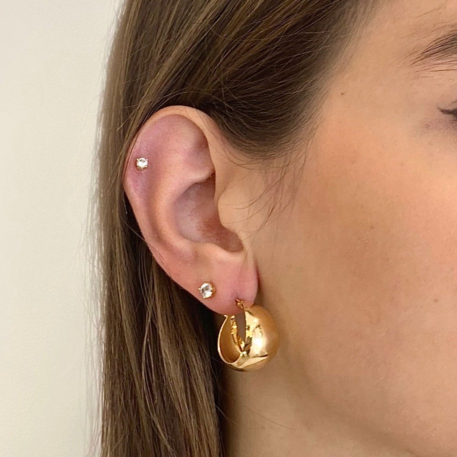 Earrings Sarah Luxury | Cerchietti Crescent Moon