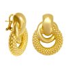 Earrings Marcello Pane | Orecchini Double Snake Gold