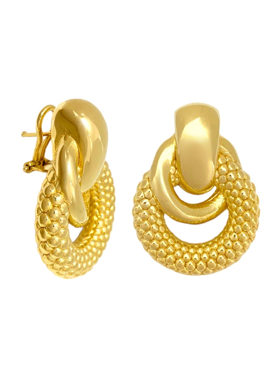 Earrings Marcello Pane | Orecchini Double Snake Gold