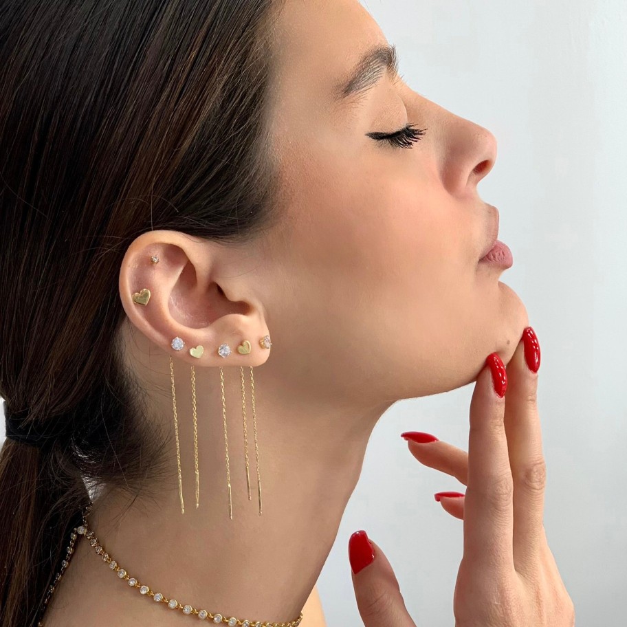 Earrings Sarah Luxury | Orecchini Chain Luce