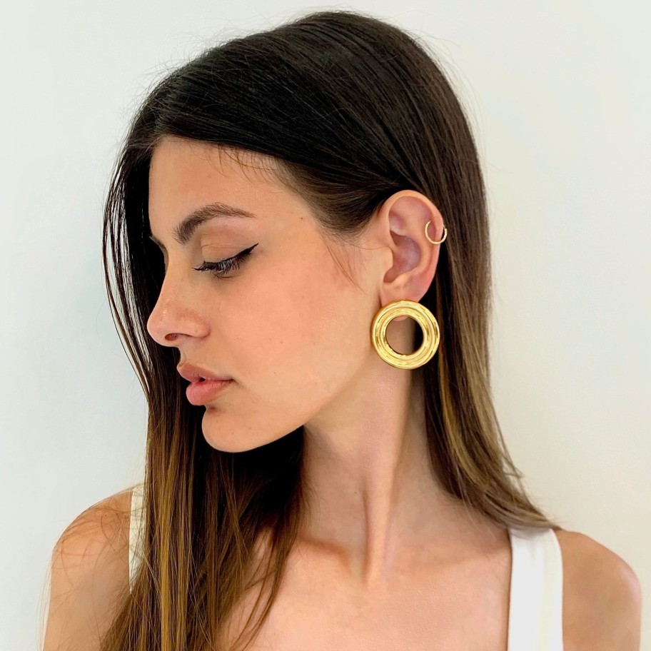 Earrings Sarah Accessori Moda | Orecchini Wheel Circle