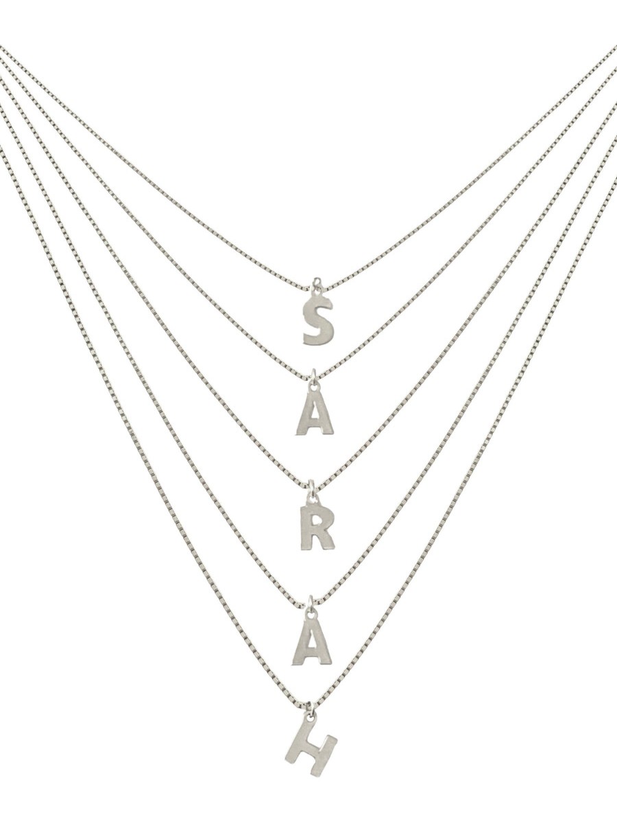 Necklaces Articoli personalizzabili | Collana Multi Fili Letter