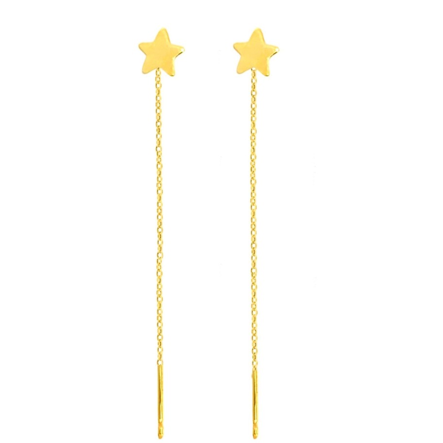 Earrings Sarah Luxury | Orecchini Chain Star