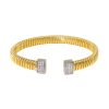 Bracelets Marcello Pane | Bracciale Tubo Square Gold